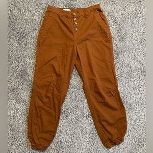 Burnt Orange Dressy Jogger Pants
